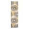 World Rug Gallery Modern Floral Circles Design 2' x 7'2'' Yellow Runner Rug 9099YELLOW2X7 - alternate 3